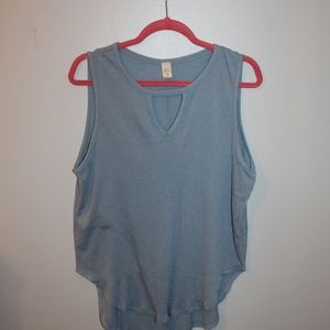 NWOT ANTHROPOLOGE I'Lazy Sundays'  Sky Blue Top